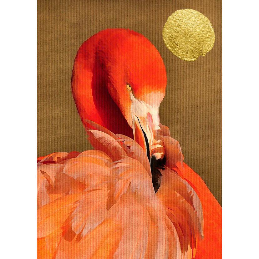 Livingwalls papier peint photo ARTist Flamingo in Sun