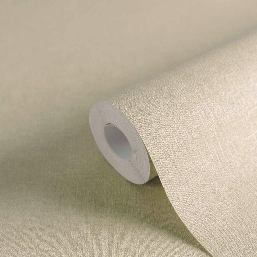 Papel pintado con textura de lino cremoso: papel pintado de tejido-no-tejido atemporal para una vida