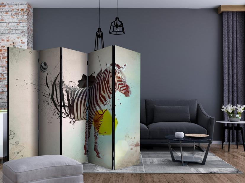 Divisorio - In disarmonia con la natura , 5 pezzi - 225x172 cm