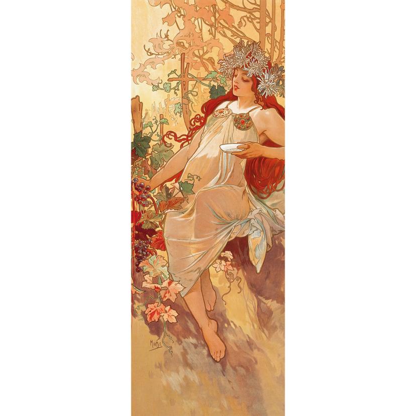 Fotomurale Mucha –Le stagioni: Autunno