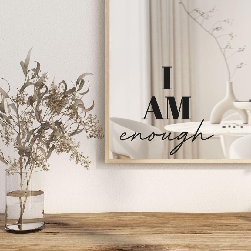 Spiegel Sticker I am enough