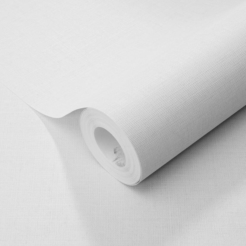 Papel pintado no tejido, pegar la pared La Terrasse blanco