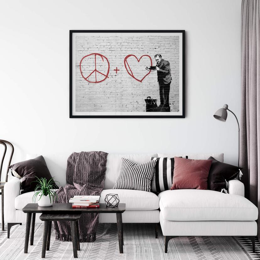 Poster Banksy - Peaceful Hearts Doctor
