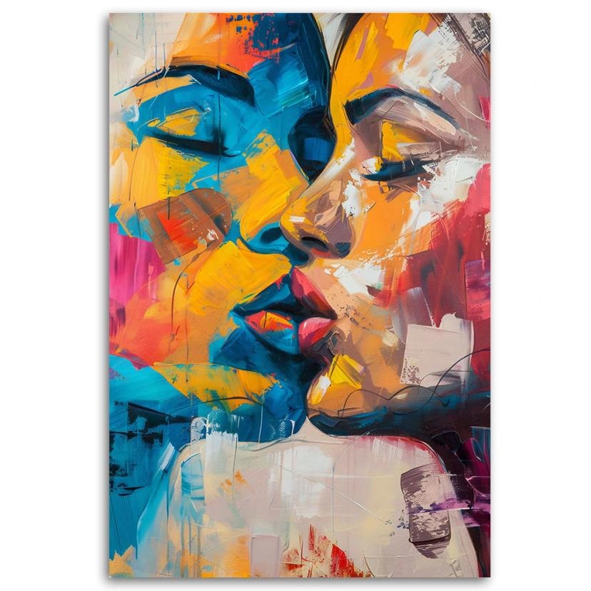 Stampa su tela, Bacio d'amore