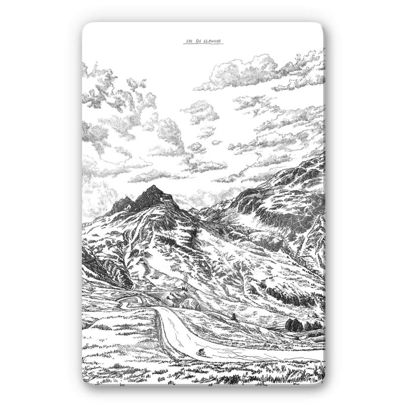 Tableau en verre Sparshott - Col du Glandon