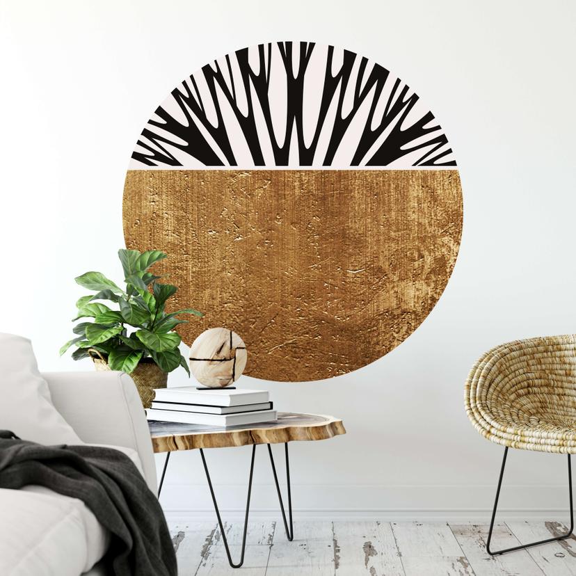 Adesivo murale Kubistika - Albero della vita - tondo