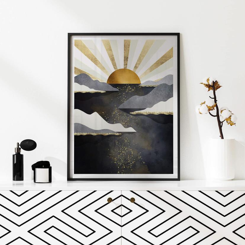 Poster SpaceFrog Designs - Gyllene gryningen