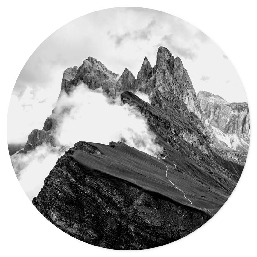 Adesivo murale Vista sulle Alpi - Paesaggio montano delle Dolomiti