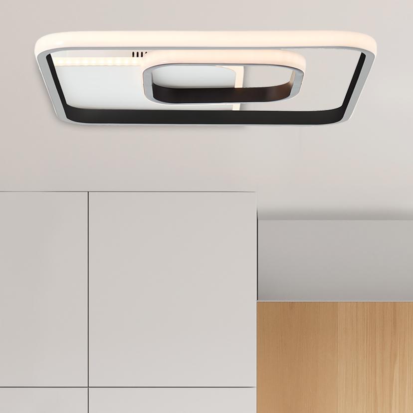 Deckenleuchte Lilia, schwarz, 3,6 x 40,4 cm, Metall Innenleuchte