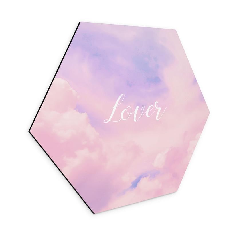 Hexagon Dibond Lover - inspireret af Taylor Swift