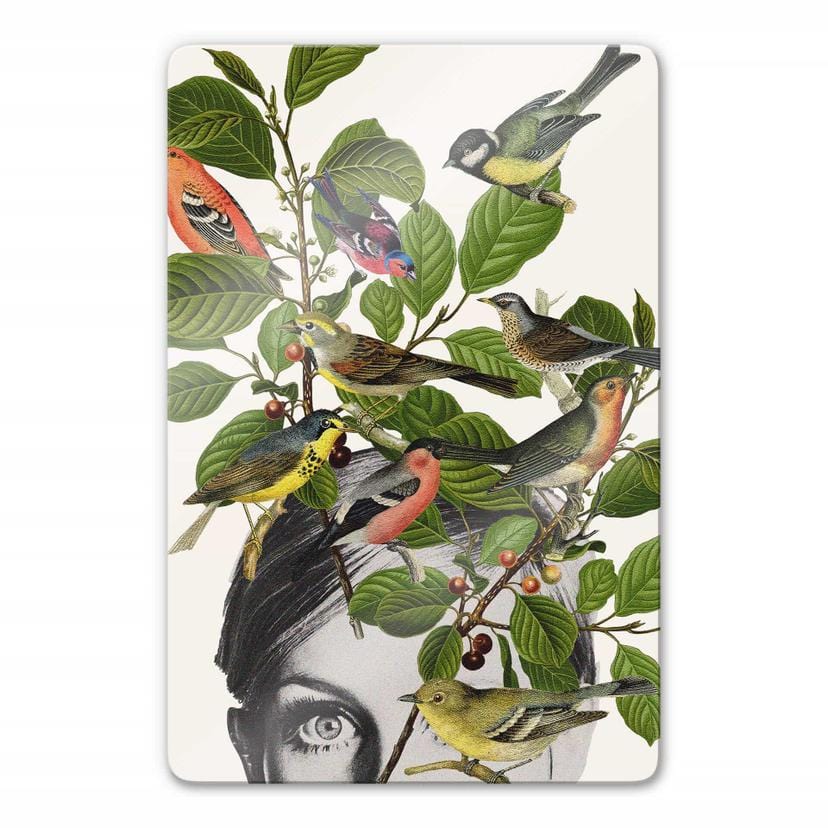 Tableau en verre Frida Floral Studio - Twiggy eye