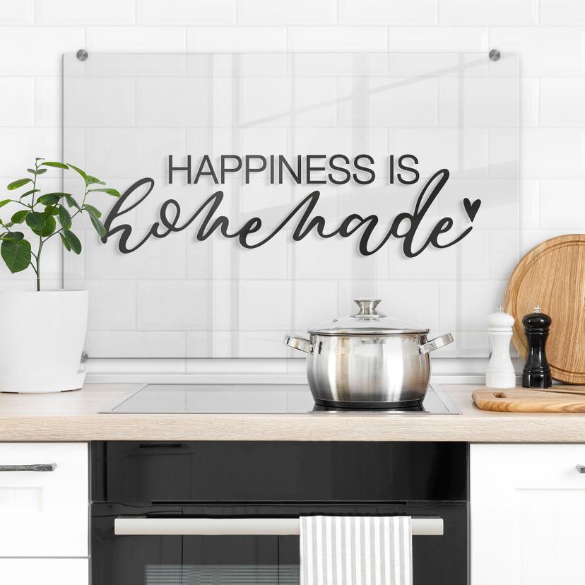 Crédence - Happiness is homemade
