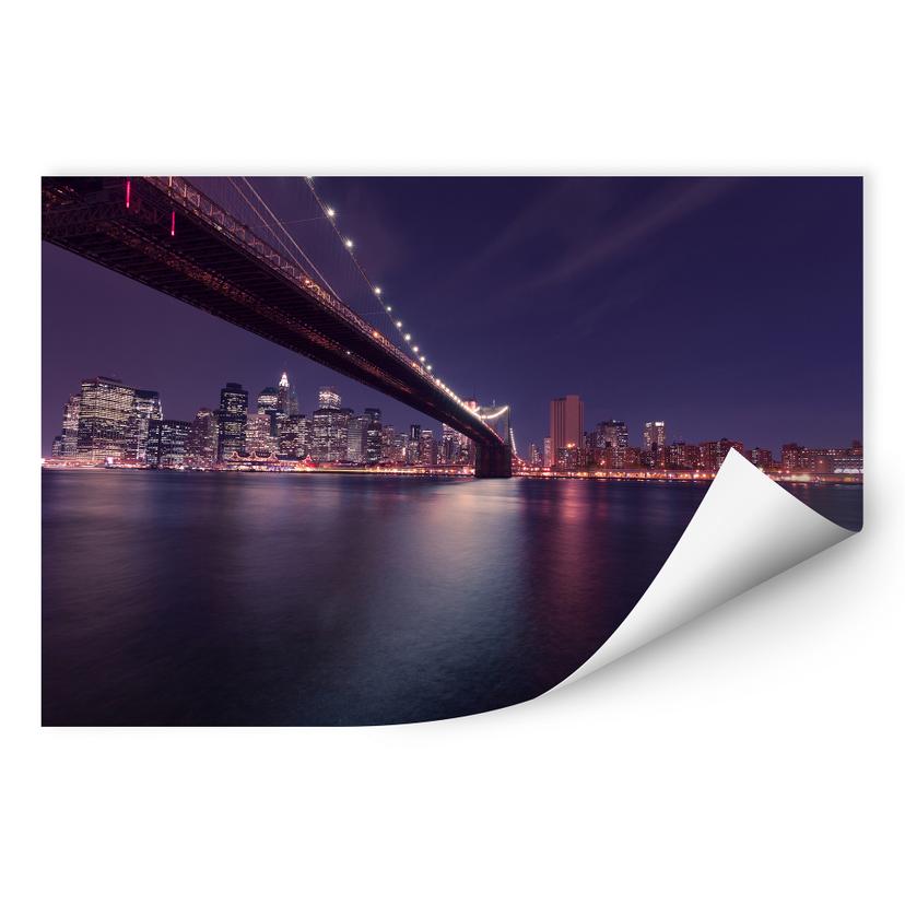 Zelfklevende Poster  Lights in New York City