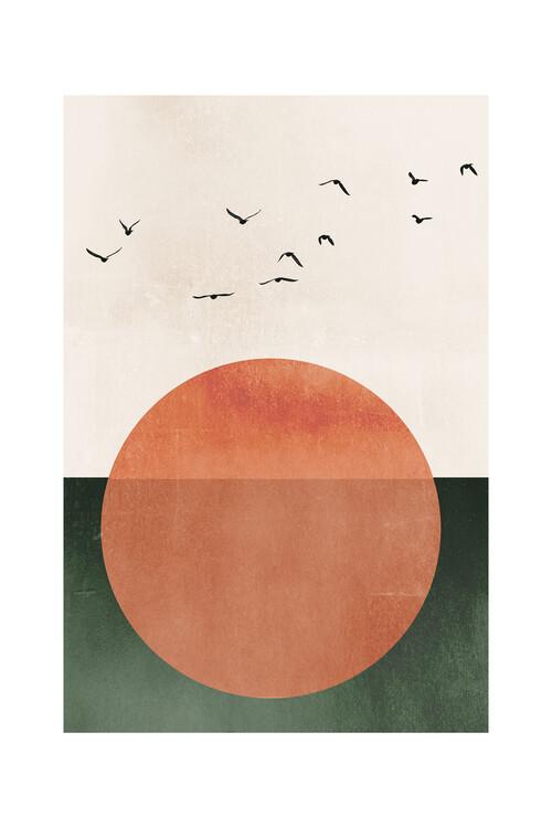 Plakat kunsttryk Kubistika - Rising, plakat (40 x 60 cm)
