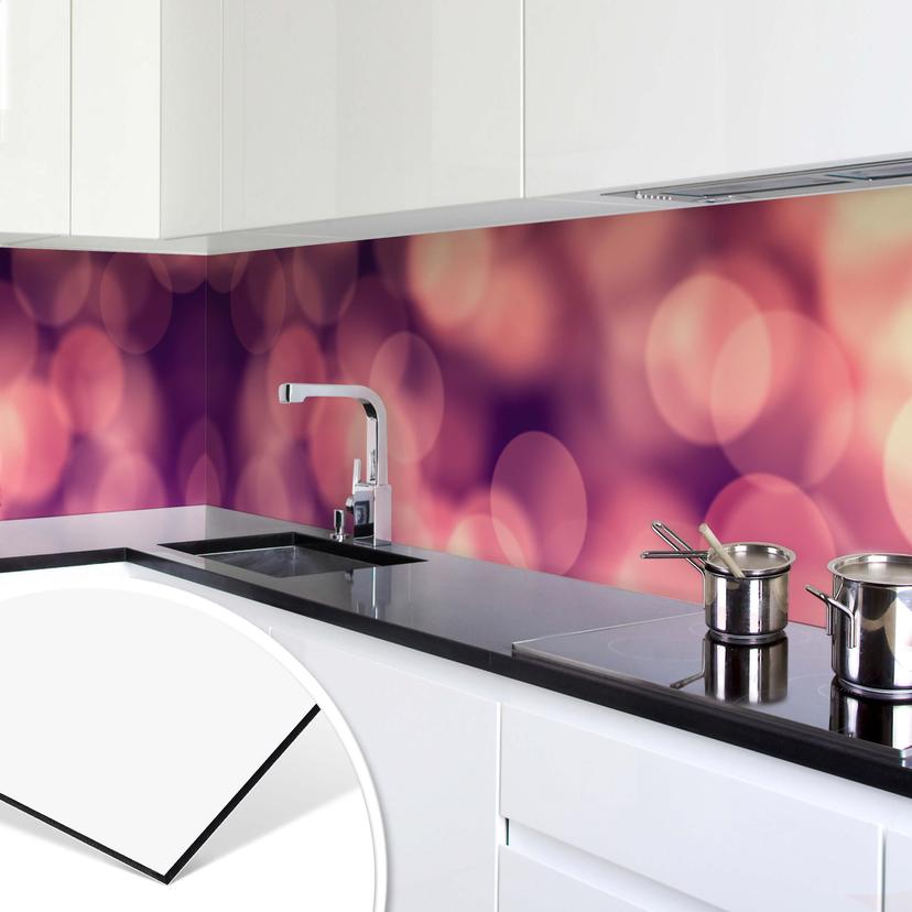 Revêtement pour cuisine - Alu-Dibond Effet de lumière 01