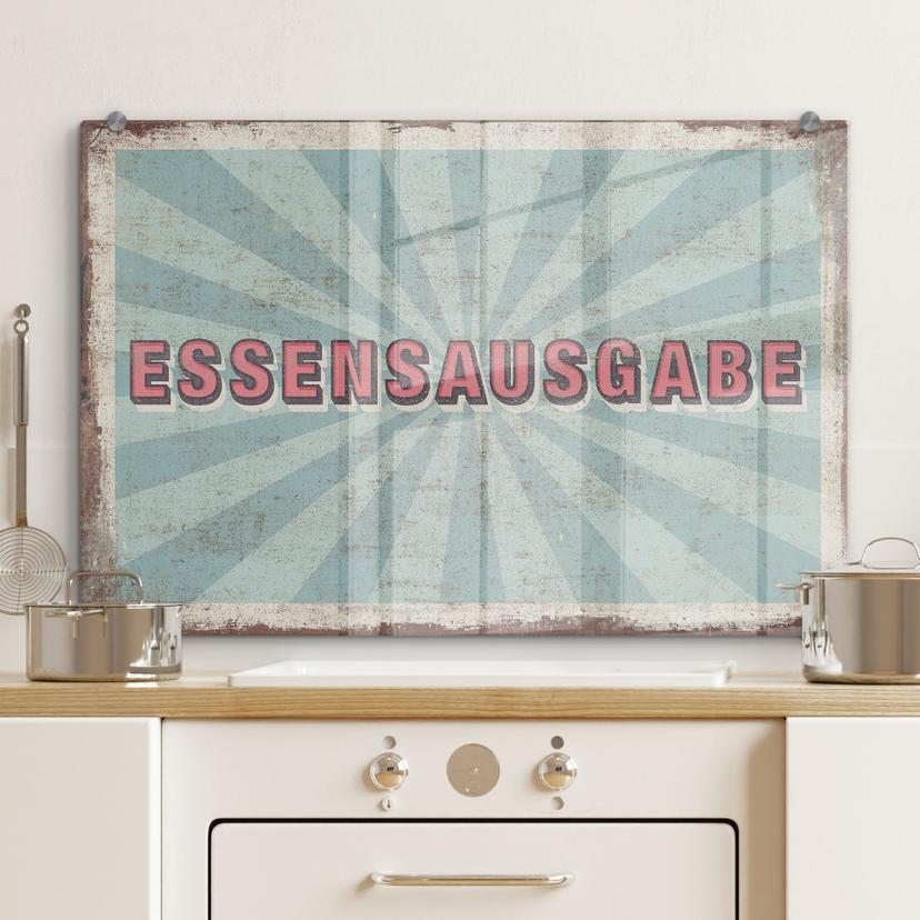 Stænkplade - Essensausgabe