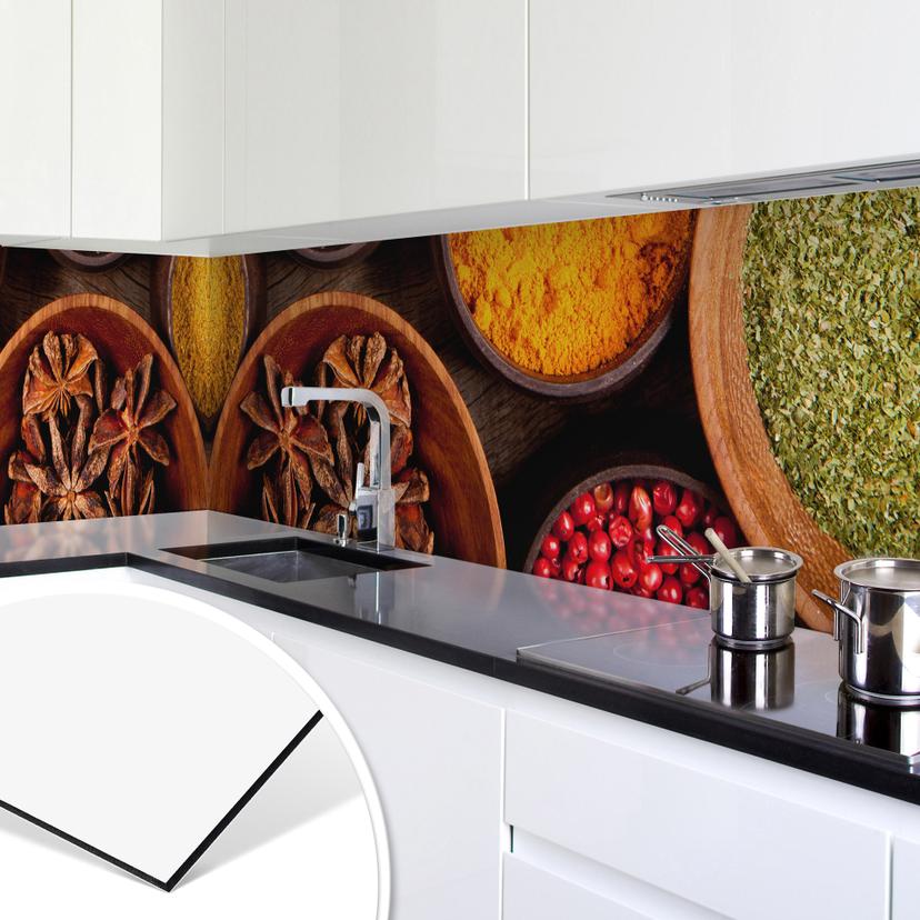 Revêtement pour cuisine - Alu-Dibond - Epices