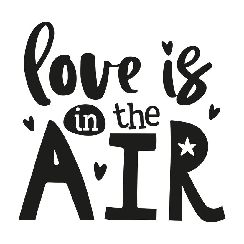 Adesivo murale - Love is in the air