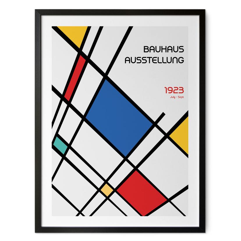 Póster Retro Exposición Bauhaus 1923 - Retrodrome