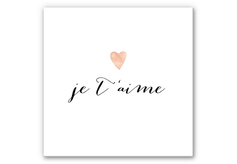 Wanddecoratie Confetti & Cream - Je t'aime