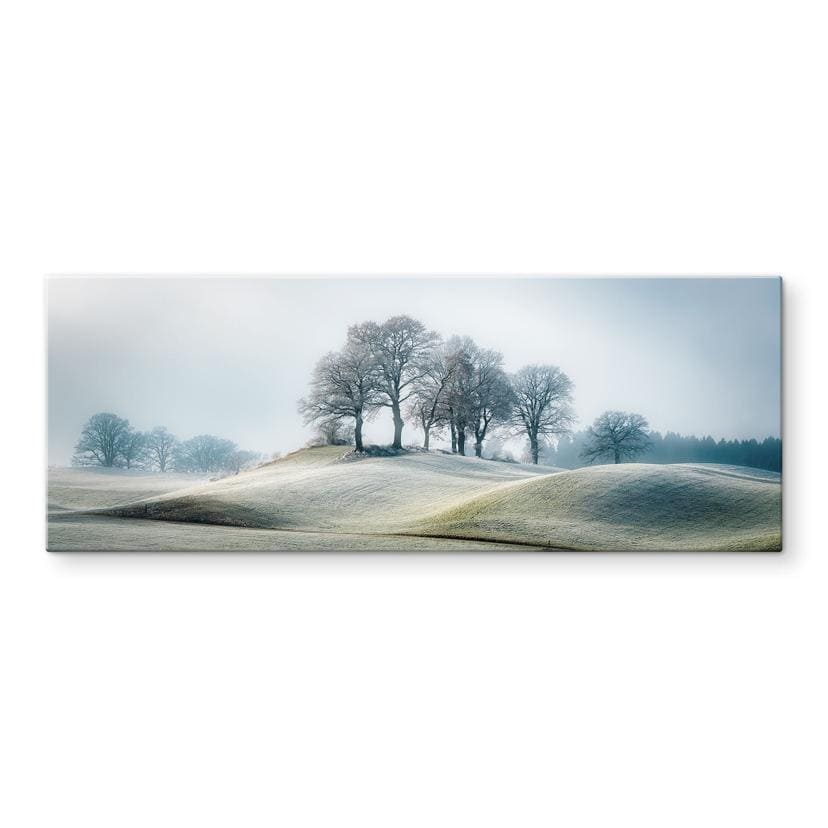 Glasbillede - Frostigt bakkelandskab - Eisenmann - Panorama