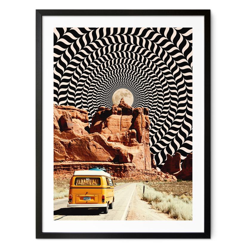 Plakat Road trip - En tur til månen - Taudalpoi