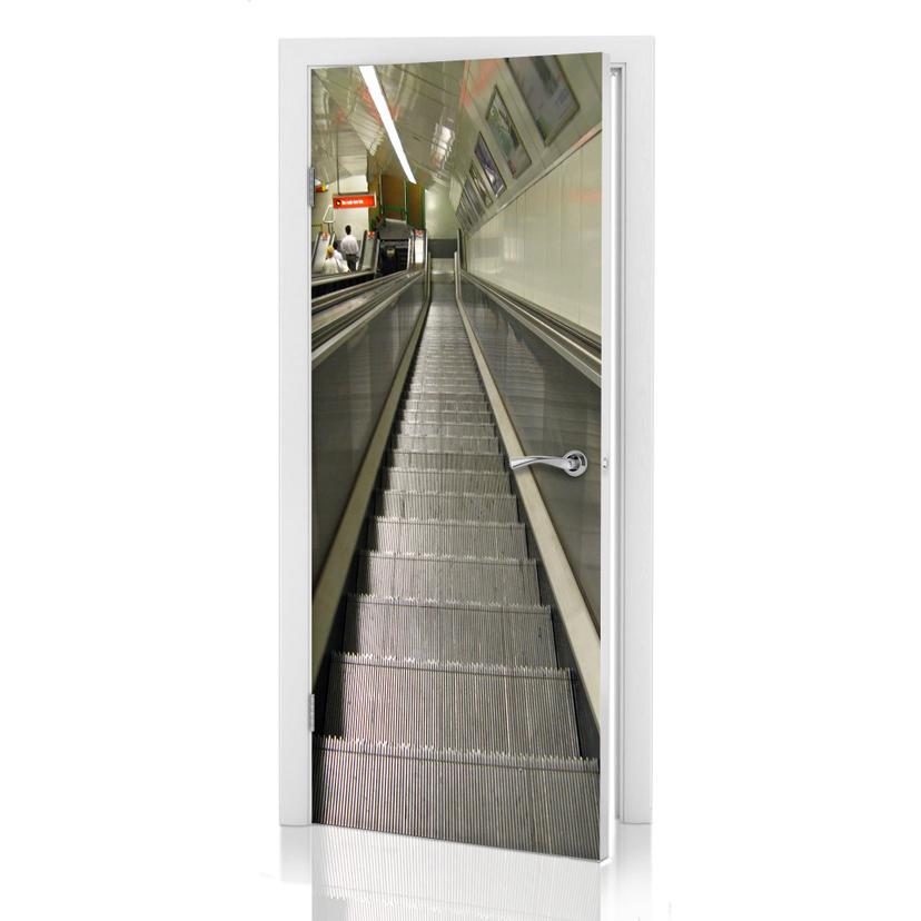 Dørdekoration: Togstation