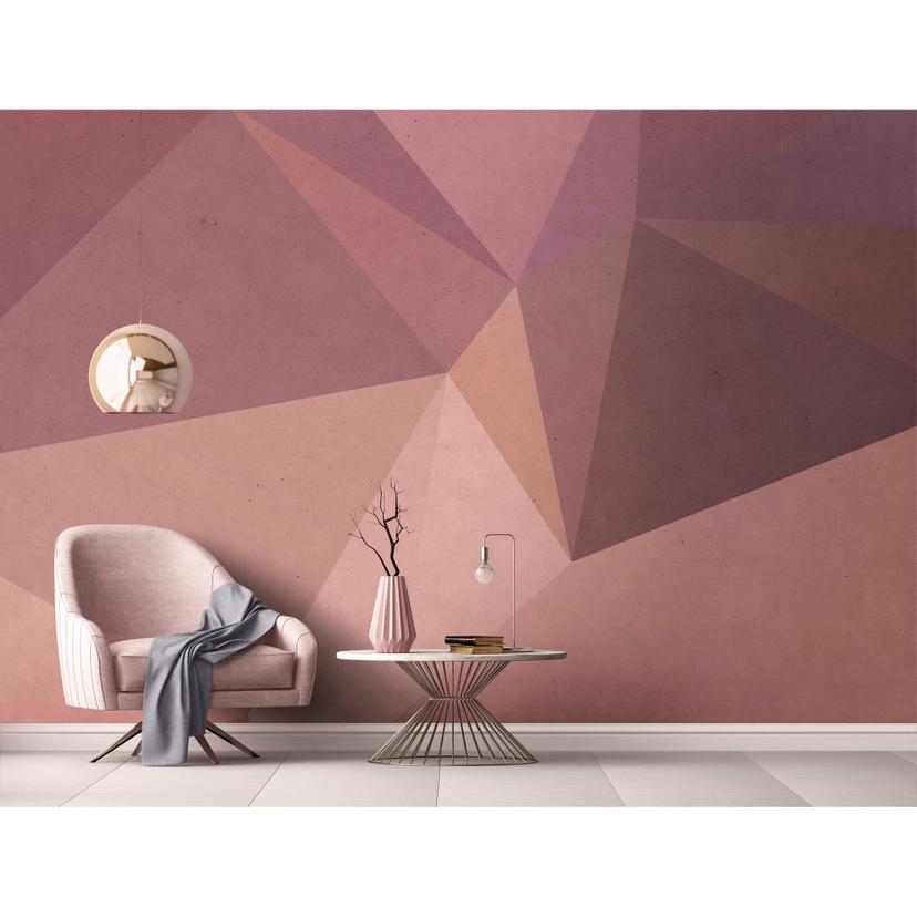 Livingwalls Fototapet Walls by Patel Polygonal 2