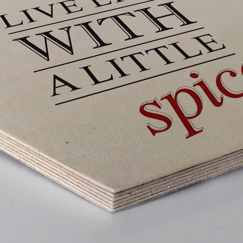 Esagoni in legno – Live life whith a little Spice