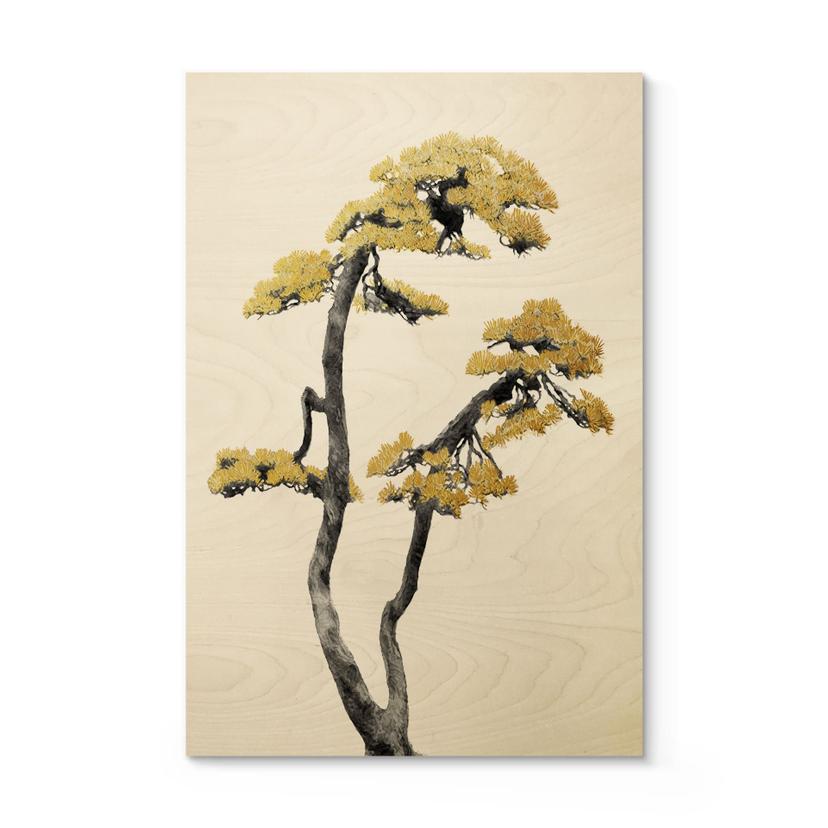 Træplakat Amini - Bonsai