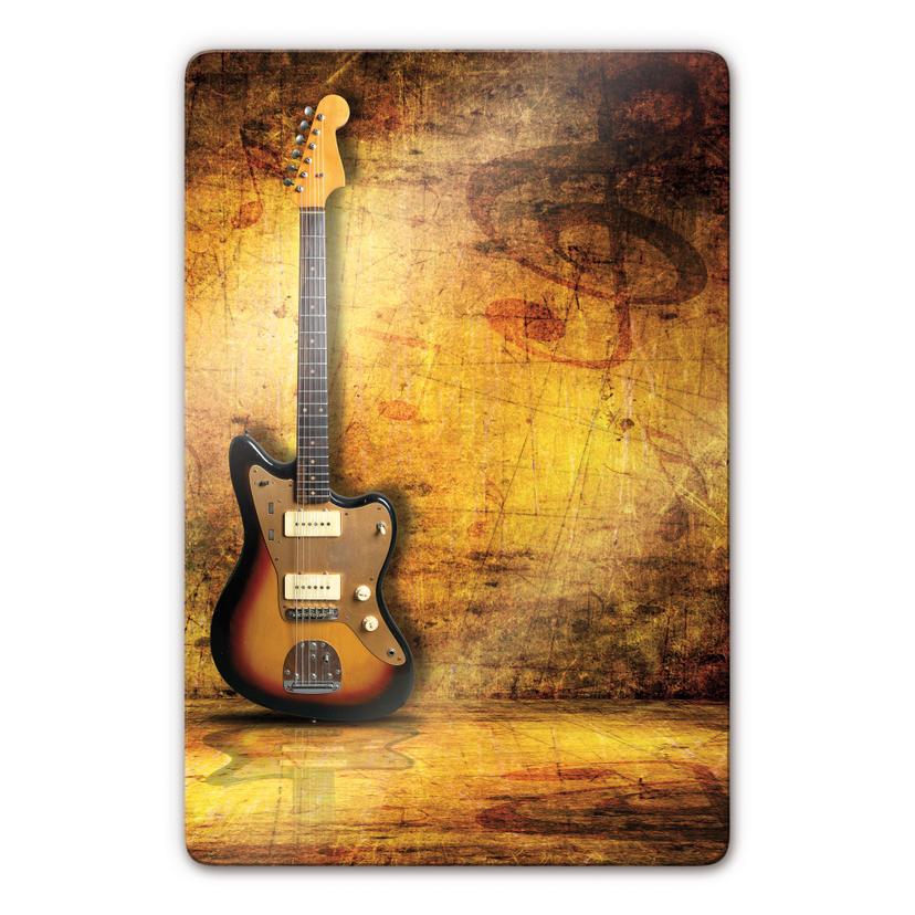 Glasbillede - Elektrisk Guitar