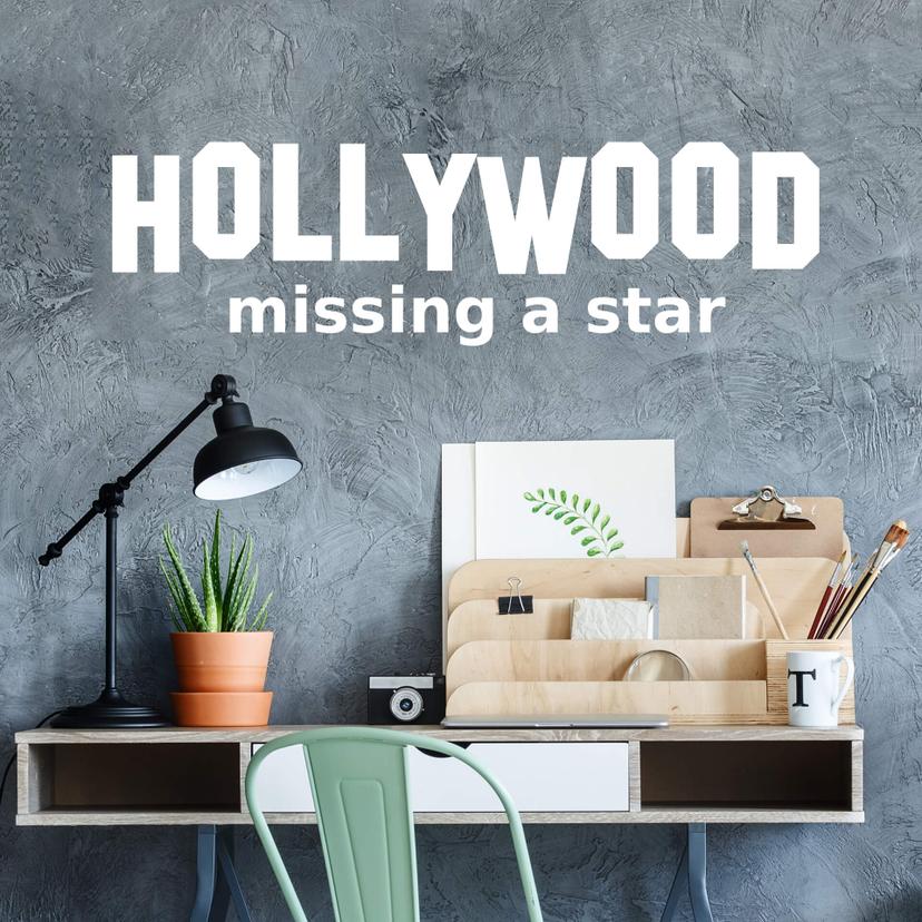 Sticker mural - Hollywood Missing