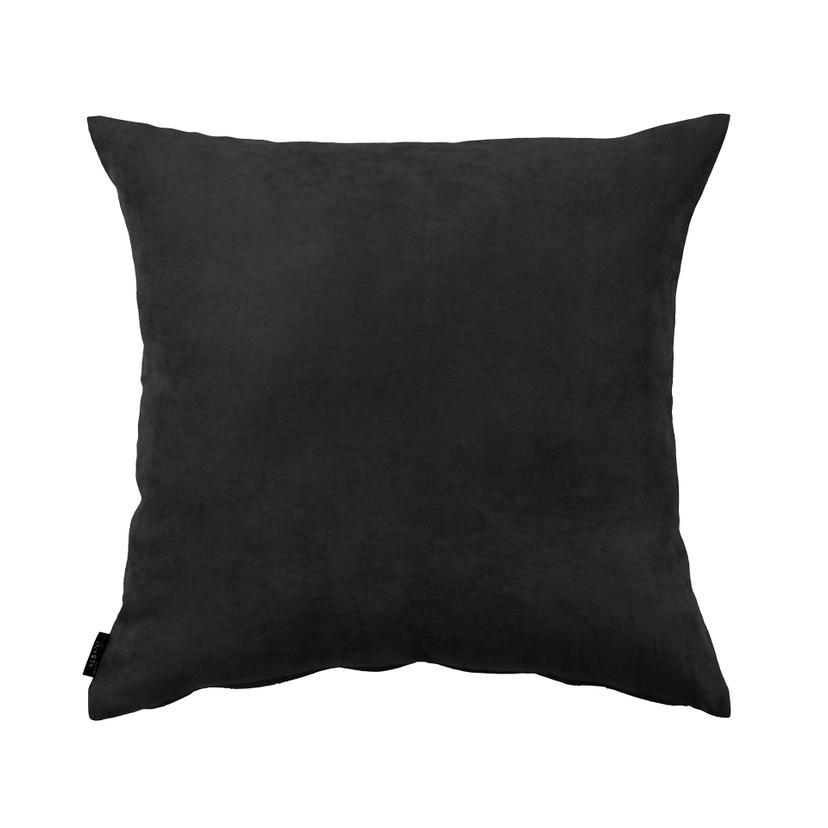 Uni Kissenhülle in schwarz in 40x40 cm