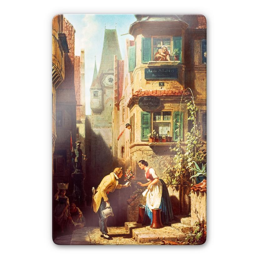Glasschilderij Spitzweg - The eternal wedding