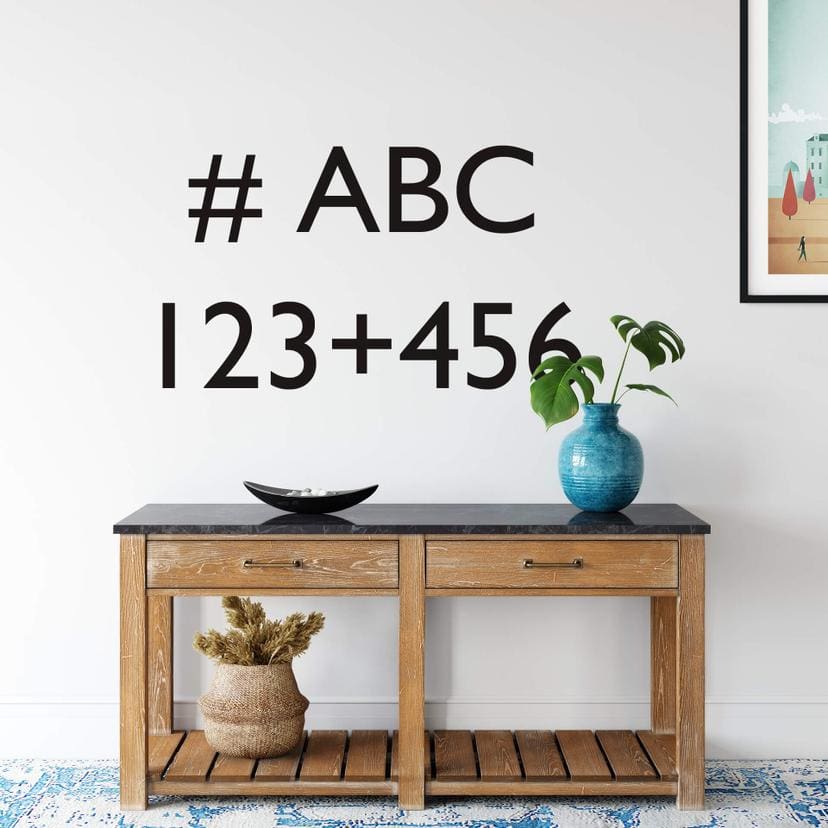 Wallsticker - Tekst efter eget valg