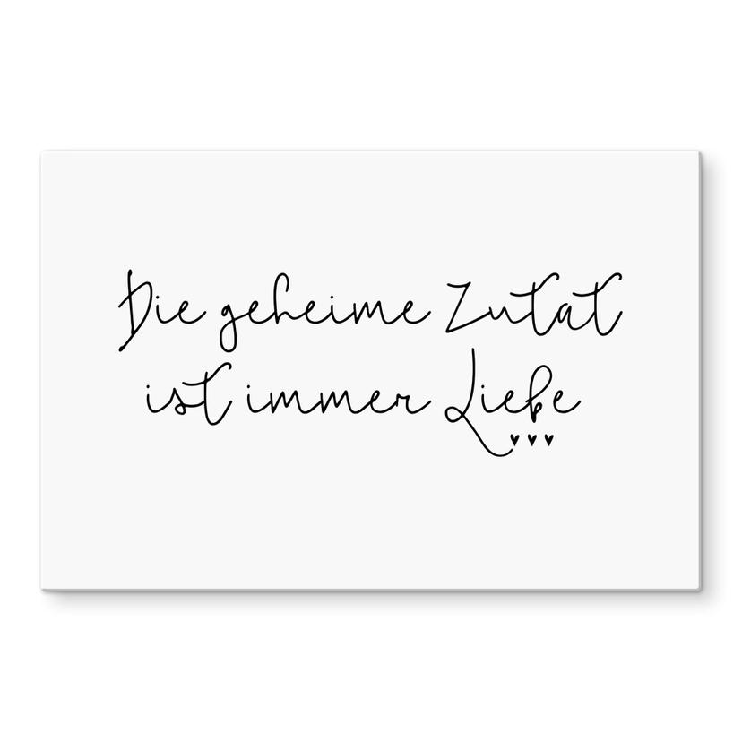 Pannello paraschizzi Die geheime Zutat