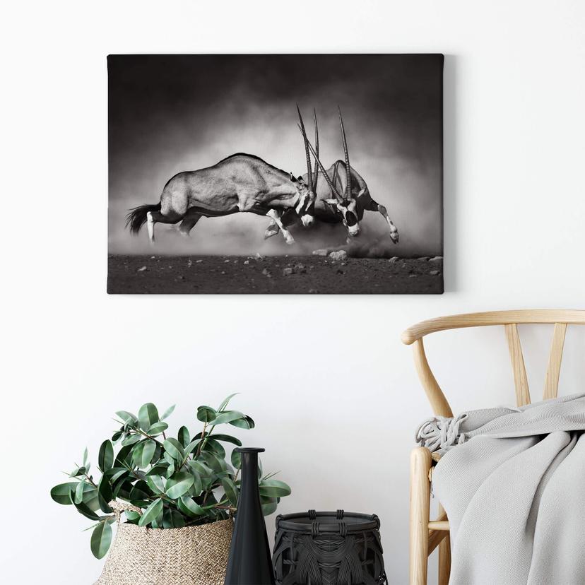 Tableau sur toile Le Duel
