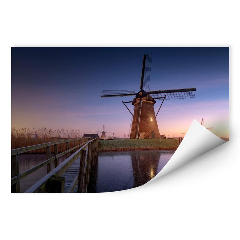 Zelfklevende Poster Pablo - Kinderdijk 2