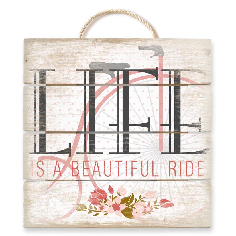 Stampa su legno - Life is a beautiful ride