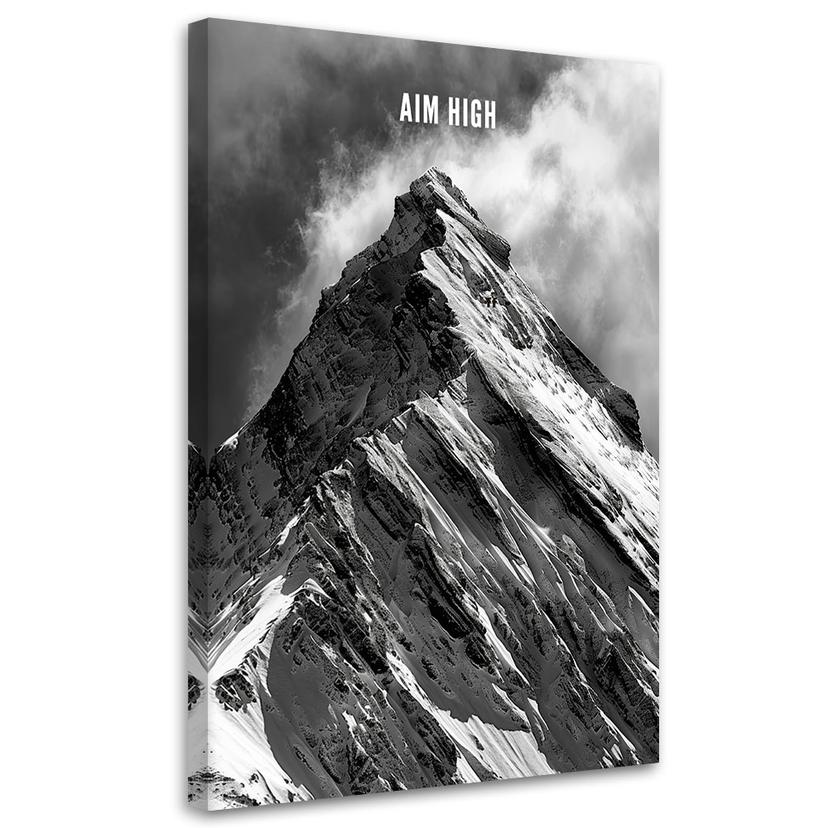 Leinwandbild Berge wollen hoch hinaus