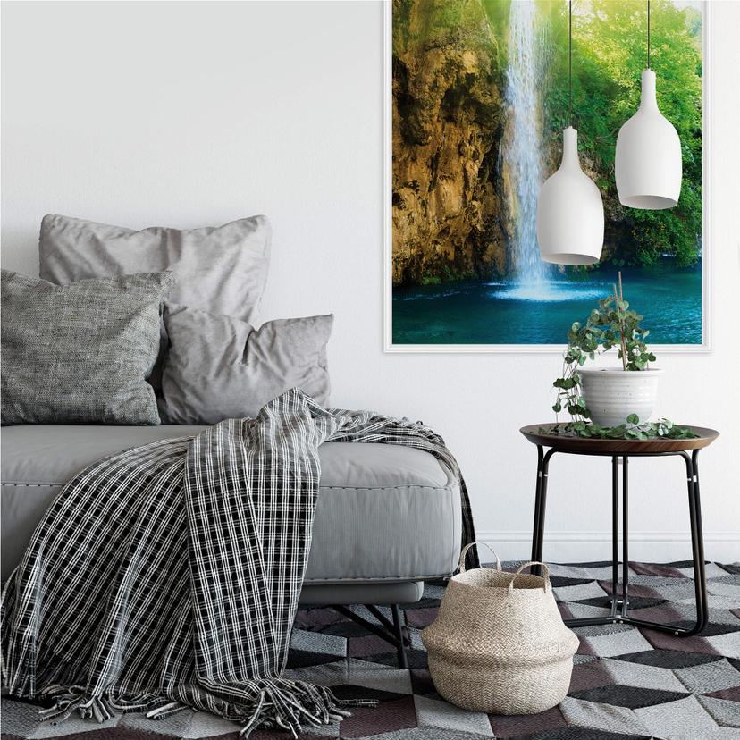 Poster autocollant - W - Cascade