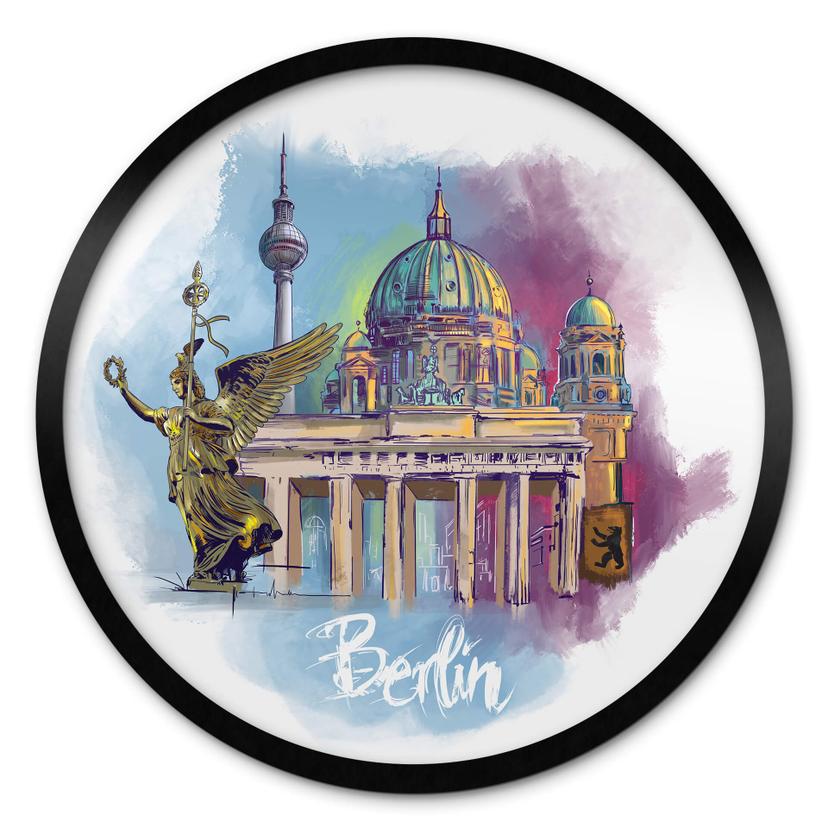 Póster Berlín - Redondo - Love your City