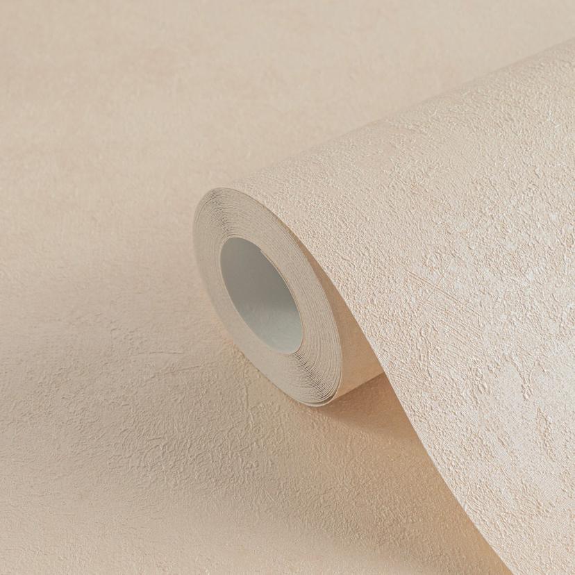 Betonlook behang Sand - Vliesbehang met een warme en natuurlijke textuur