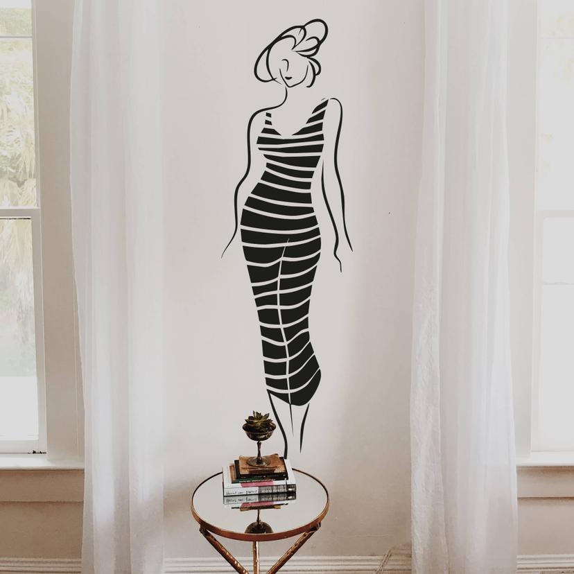Sticker mural - Nadia