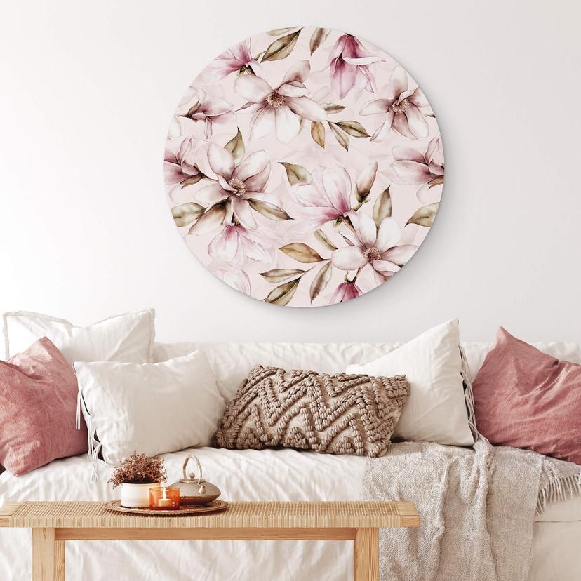 Alu-Dibond UN Designs - Soft Magnolia - tondo