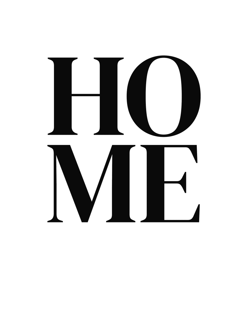 Poster Home + Testo personalizzato