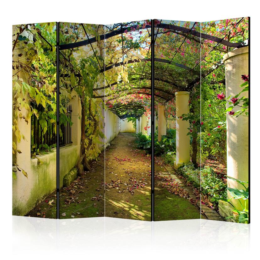 Skærm som rumdeler - Pergola , 5-delt - 225x172 cm