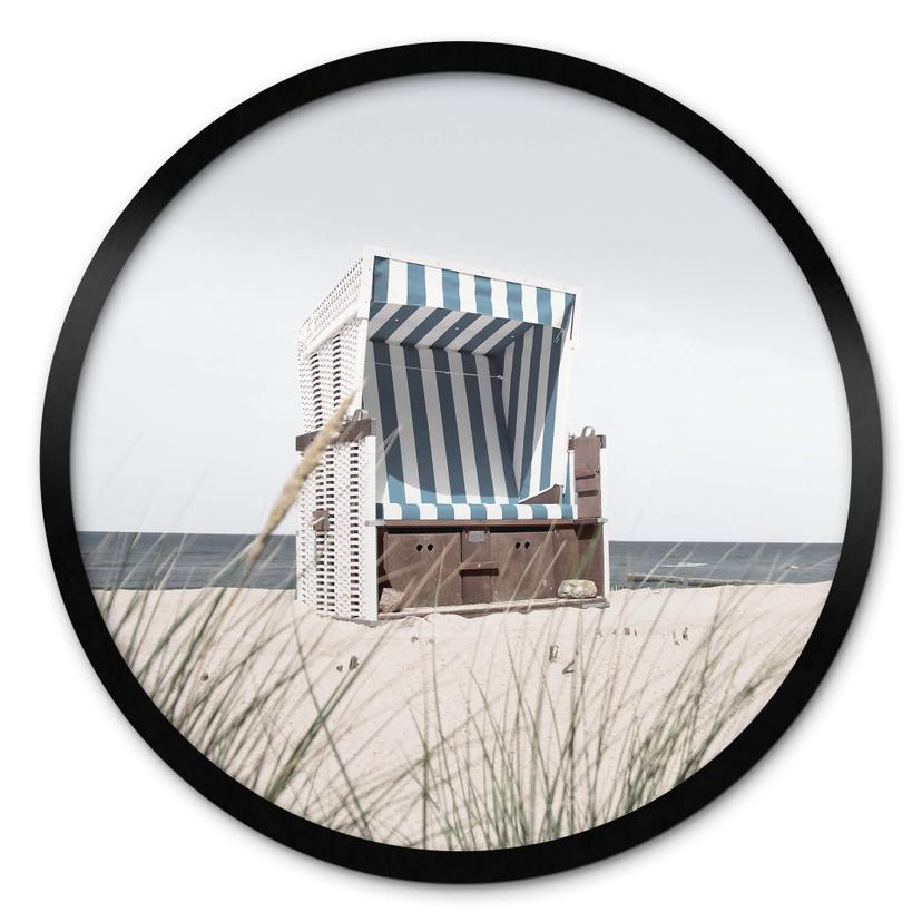 Poster Inselglück an der Ostsee - Rund