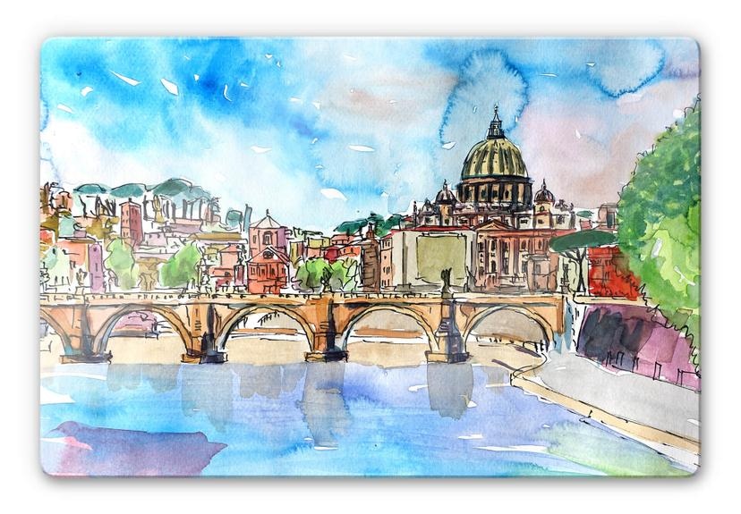 Glasschilderij Bleichner - Vatican in Rome