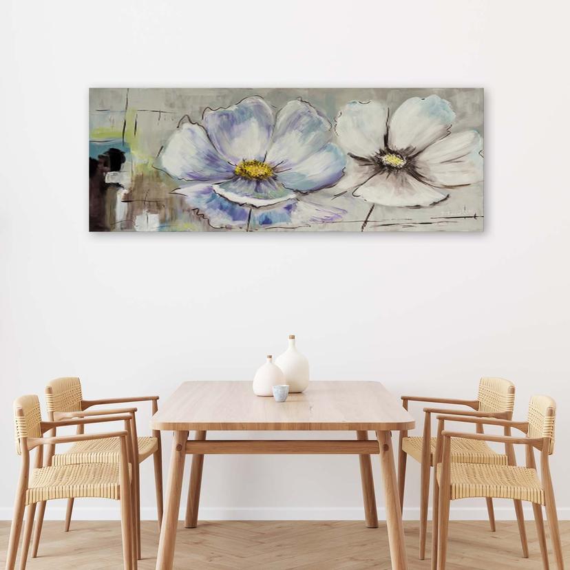 Stampe su tela, Fiori ad acquerello